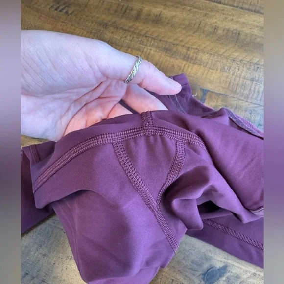 Lululemon Wunder Under Crop High-Rise *Flocked Dark Adobe Scatter Floral